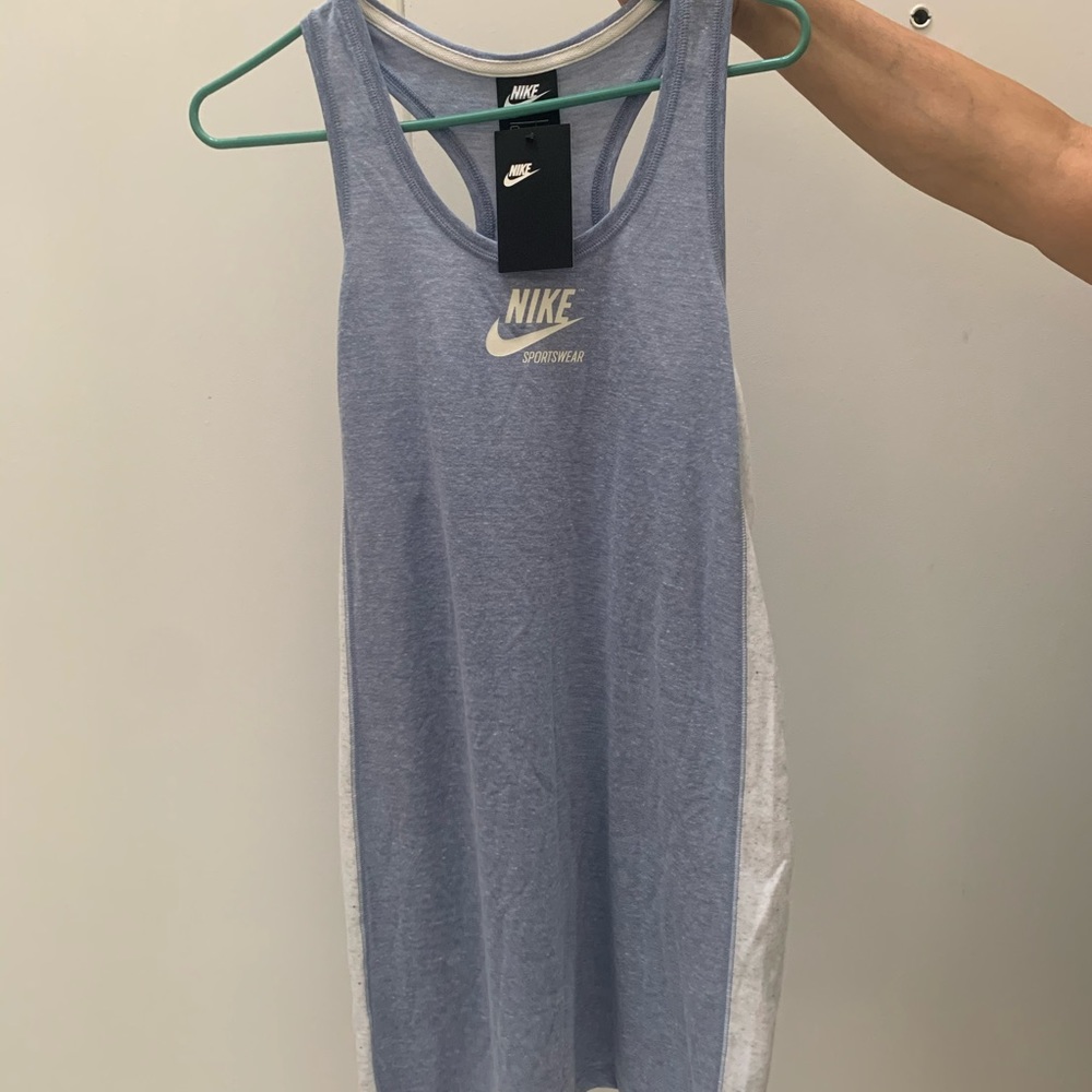 Nike light blue sport tank